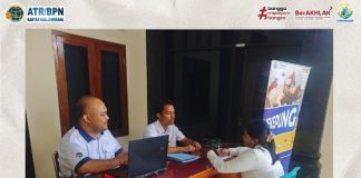 Layanan Mekepung Kantor Pertanahan Kabupaten Jembrana Hadir di Desa Tegalbadeng Timur